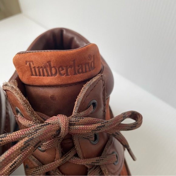 Timberland Leather Moccasin Chukka Brown Boots Women’s Sz 6 Waterproof Gore-tex - Picture 4 of 14